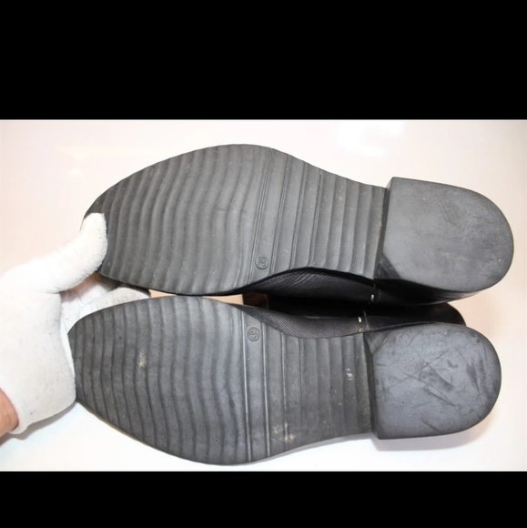 Dresselman Womens 39 9 Black Leather Top Stitched Western Cowboy Boots ♥️😍 - Picture 8 of 10